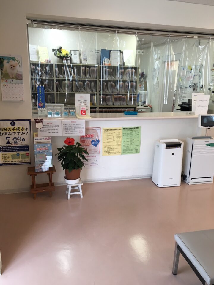 受付の様子